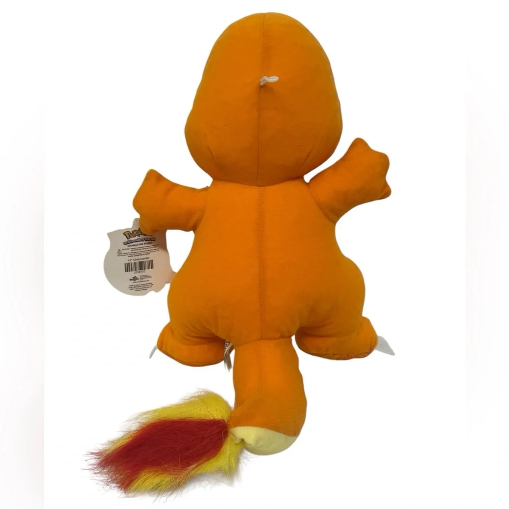 NWT 2020 Pokemon Toy Factory CHARMANDER Fire Tail 14” Stuffed Animal Toy w/ Tags